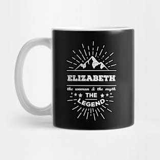 Elizabeth The Woman The Myth The Legend Mug